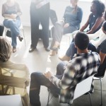 Corporate Communication Business Sharing Support Concept
